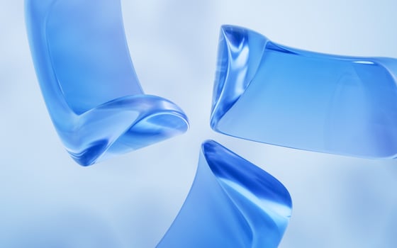 Abstract curve geometries background, 3d rendering. photo