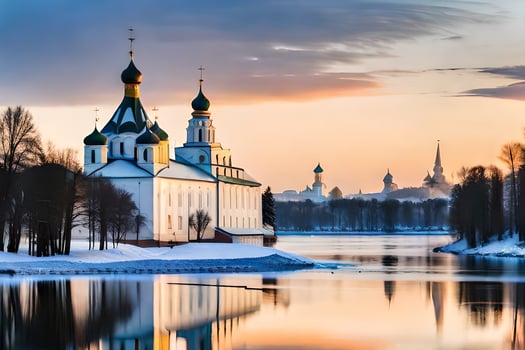 the city of kiev, ukraine. AI-Generated photo