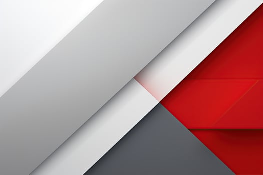Abstract geometric gray red background for design. Generative AI photo