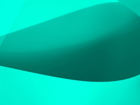Close-up blue curved sheets of paper photo