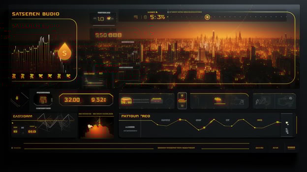 location route dashboard futuristic ai generated photo