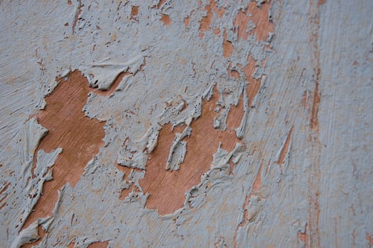 Background wall texture is damaged with the wall paint peeling off photo