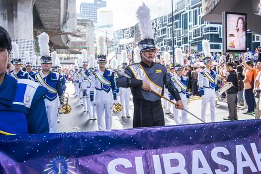 Bangkok, Thailand - JUN 4, 2023 Siam Center The World of Freedom and Pride 2023, The short action and atmosphere of people joins celebrations in the event. photo