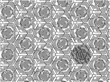 black and white of abstract pattern background photo