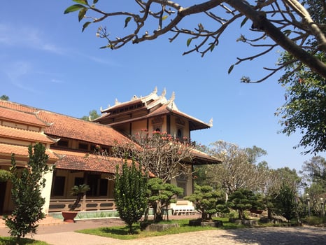 Pagoda in Vietnam scenes photo