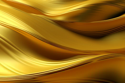 background gold metal plate Generative AI photo