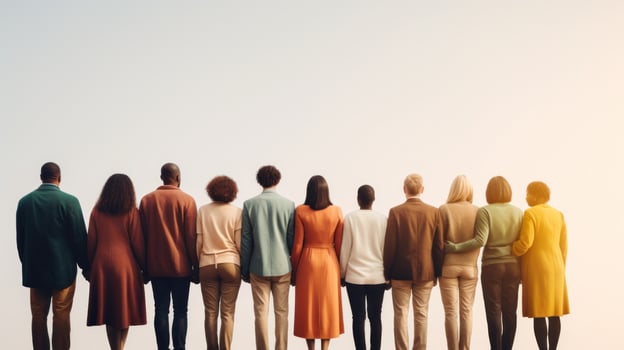 Diversity - People of all races and genders together photo