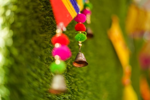 Indian traditional wedding or home decoration art and craft photo