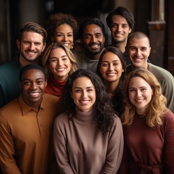 Diversity - People of all races and genders together photo