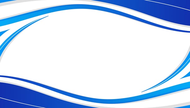 Abstract background with blue curve elements photo