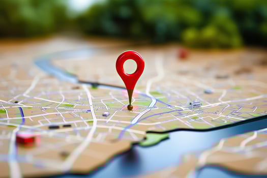Map Location Marker - Generative AI photo