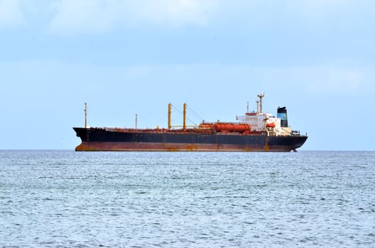 A ship at sea photo