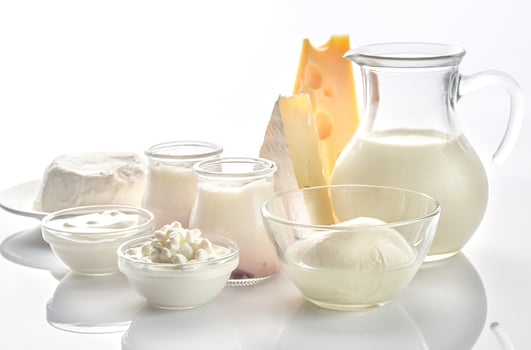 Dairy products set photo