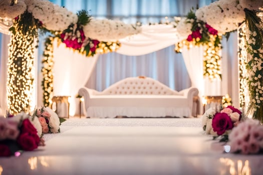 the wedding of person and person at the westin at the westin lakewood. AI-Generated photo