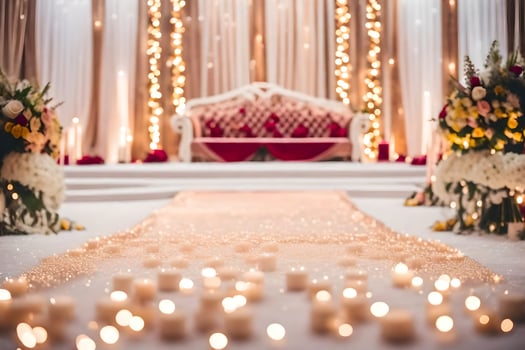indian wedding decor ideas. AI-Generated photo