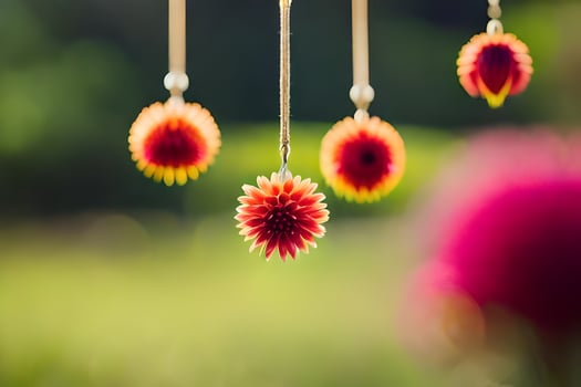 photo wallpaper flowers, the sky, the sun, the flowers, the flowers, the flowers,. AI-Generated