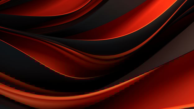 Black orange red 3d abstract wallpaper AI Generative photo