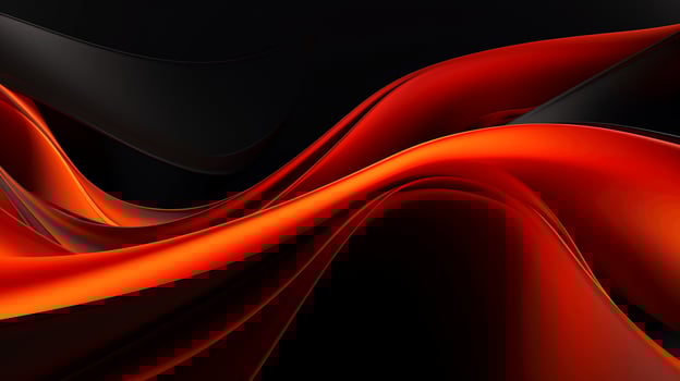 Black orange red 3d abstract wallpaper AI Generative photo