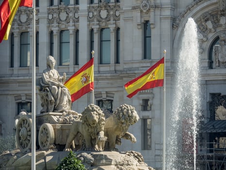 the city od Madrid photo