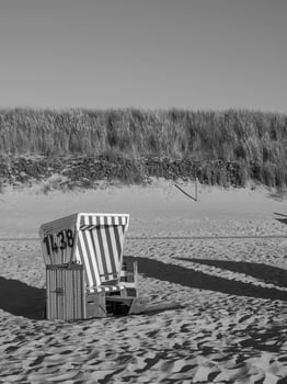 the island of langeoog in germany photo