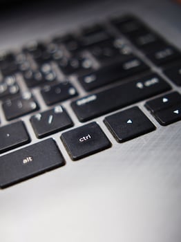 keybord of notebook Pc pocket and work out hard photo