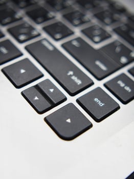keybord of notebook Pc pocket and work out hard photo