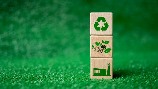 ESG concept for environment, society and governance in sustainable. business responsible environmental. photo