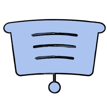 Curtain icon for decoration and design. photo