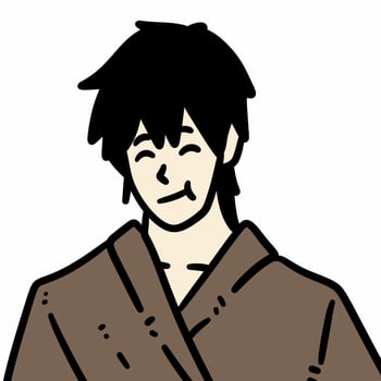 illustration of cartoon man on white background photo