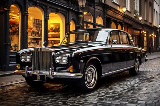 Vintage Classic Cars. Timeless Automotive Elegance. Ai Generative photo