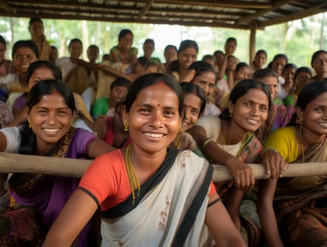 Photograph of Women who lift empower themselves AI Generative photo