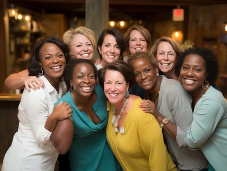 Photograph of Women who lift empower themselves AI Generative photo