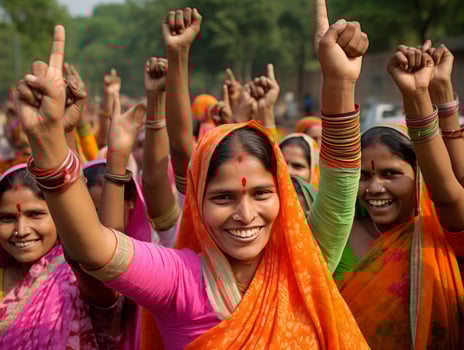 Photograph of Women who lift empower themselves AI Generative photo