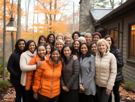 Photograph of Women who lift empower themselves AI Generative photo
