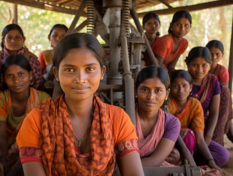 Photograph of Women who lift empower themselves AI Generative photo