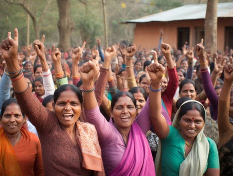 Photograph of Women who lift empower themselves AI Generative photo