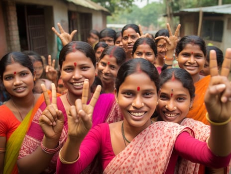 Photograph of Women who lift empower themselves AI Generative photo