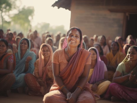 Photograph of Women who lift empower themselves AI Generative photo