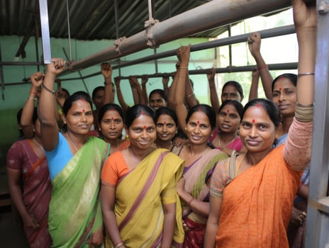 Photograph of Women who lift empower themselves AI Generative photo