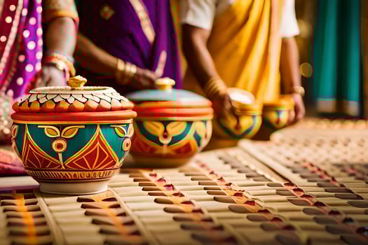 indian wedding ceremony - indian wedding ceremony. AI-Generated photo