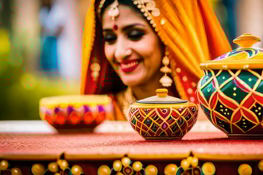 indian wedding photography in jaipur. AI-Generated photo