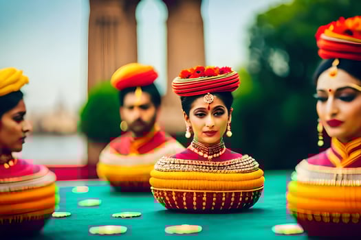 indian wedding photography in delhi. AI-Generated photo