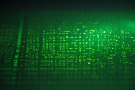 Binary codes wallpaper ai genreated photo
