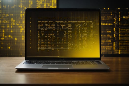 Binary codes wallpaper ai genreated photo
