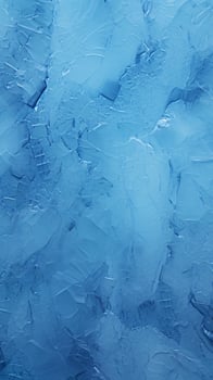 A detailed close-up of a mesmerizing blue ice texture AI Generated photo