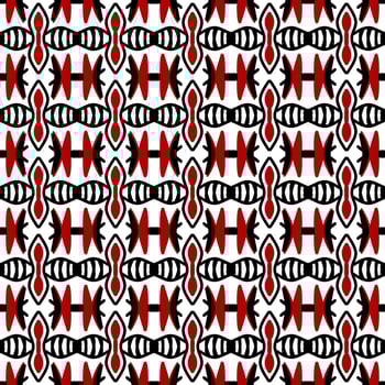 seamless geometric pattern of black and white colors photo