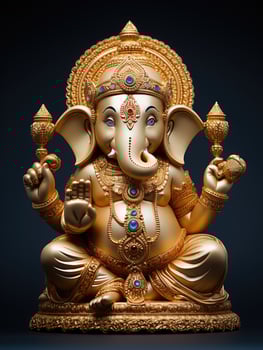 Ganesha, Invitation, Happiness, Ganesha, God. Generated AI photo