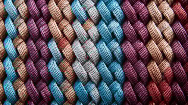 Woven Textile HD texture background Highly Detailed AI Generative photo