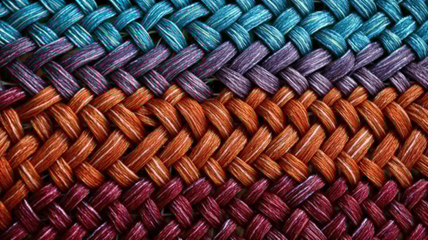 Woven Textile HD texture background Highly Detailed AI Generative photo