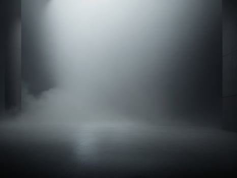 Dark Mist Fog Background AI Generative photo
